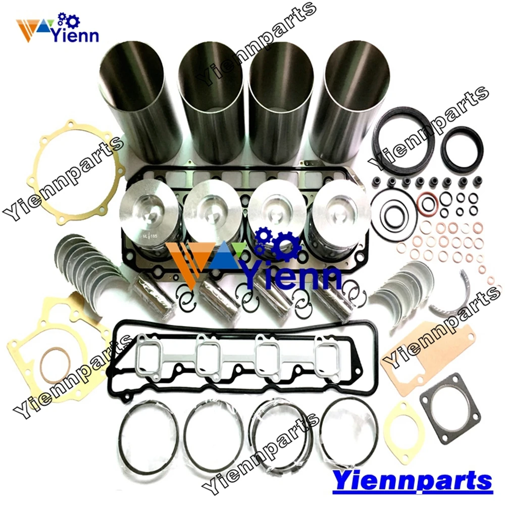 

4D94E 4D94E-1 4D94LE-1 4D94LE-2 Overhaul Rebuild Kit With Full Gasket set Liner Piston Ring Bearing For Komatsu Engine Parts