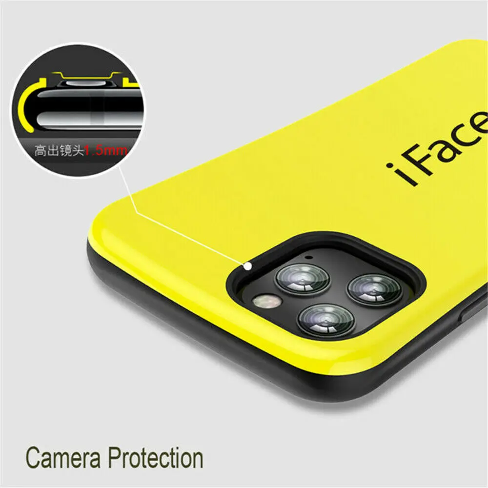 Case For IPhone 12 11 Pro Max XR X XS Max Cover Shockproof Iface Mall Silicone Case for iPhone 13 Mini 15 Pro 8 7 14 Plus