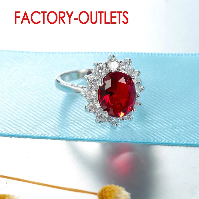 925 Silver Needle Ring Trendy Fashion Jewelry Austrian Cubic Zirconia Prong Setting Women Girls Party Engagement Wholesale