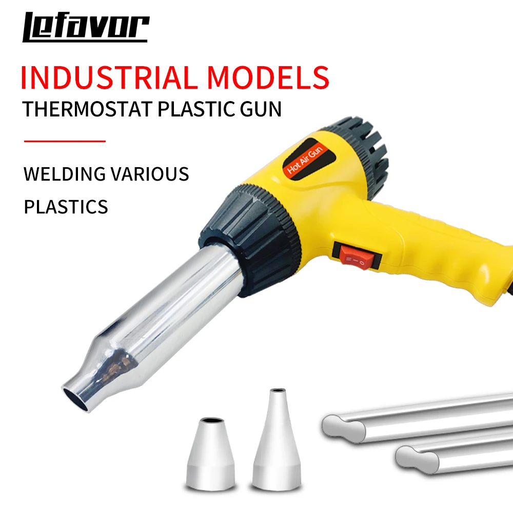 hot air gun Heat Gun Adjustable temperature welding gun Auto plastic pipe welding repair tool 100-600 degrees 750W