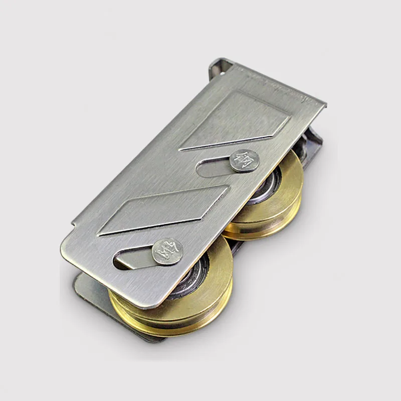 888-Type Sliding Door Plastic Steel Pulley Aluminum Alloy Screen Window Brass Wheel Muted Roller Hardware