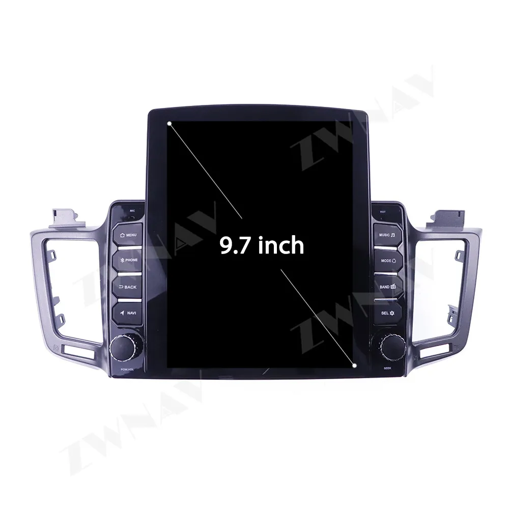 GPS Navigtion Android 10 4+64G Car DVD Player Auto Radio Multimedia Head Unit Tesla Screen For Toyota RAV4 2012-2018 IPS