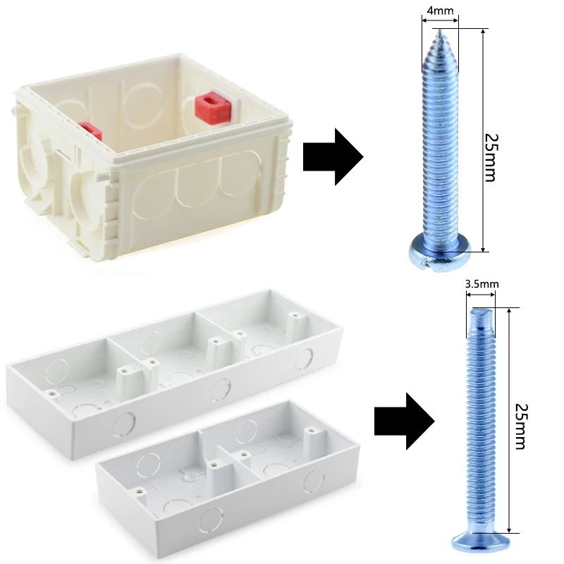 Screw For Switch,Socket,Installation Box. Only Applicable To The Products Of This Store