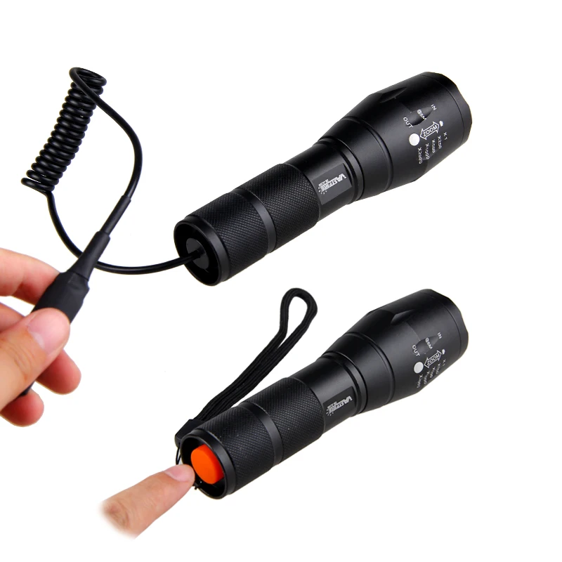 Infrared IR 850nm Night Vision Zoom Led Flashlight Lamp LED Torch Flashlight Handheld Linterna For 18650