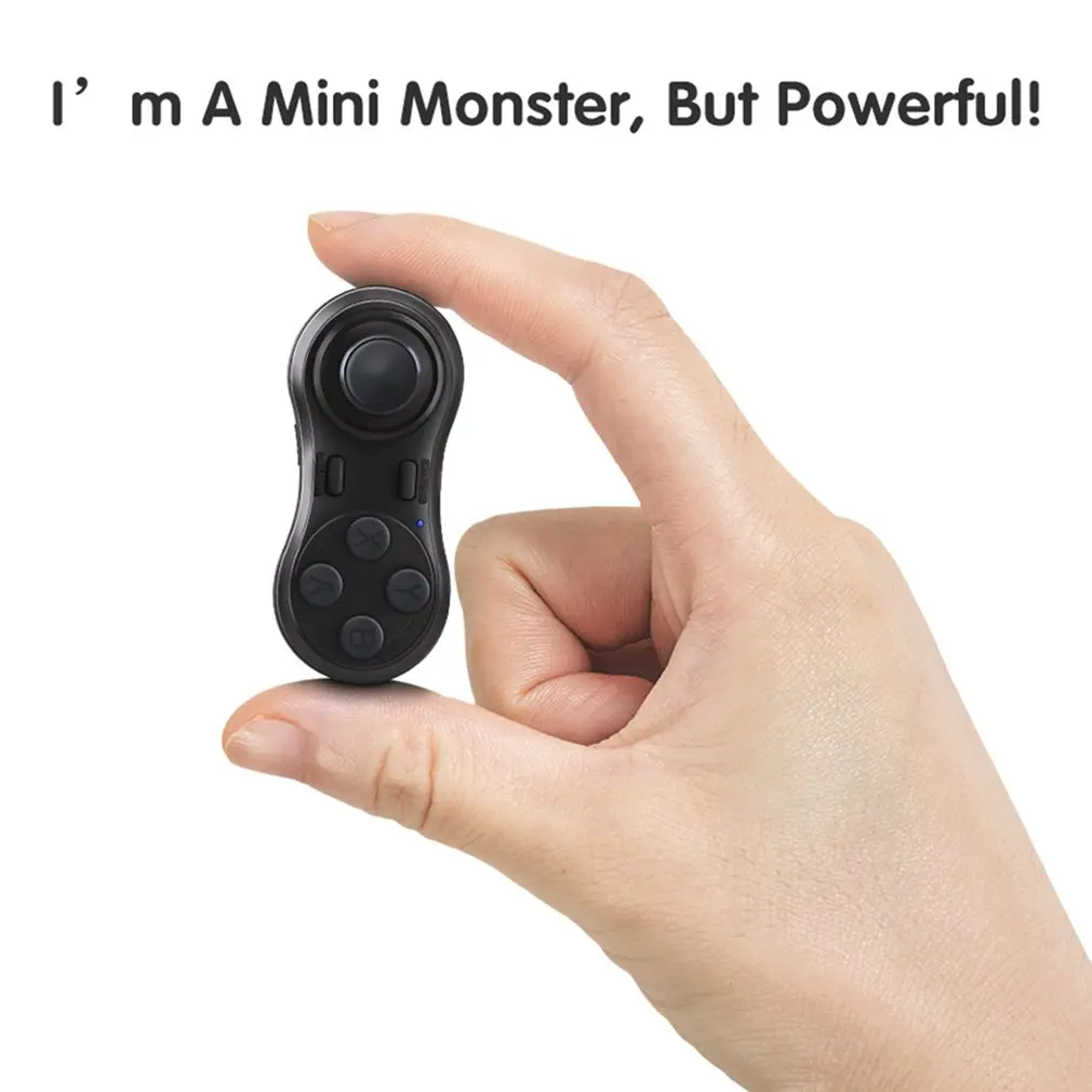 Mini Gamepad Wireless Bluetooth V4.0 Game Handle Smartphone Joystick VR Remote Controller Gamepad For IOS/Android