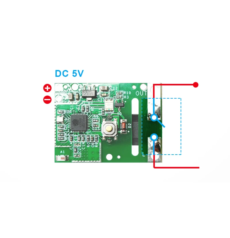 SONOFF Relay RE5V1C Module 5V WiFi DIY Switch Dry Contact Output Inching/Selflock Working Modes APP/Voice/LAN Control Smart Home