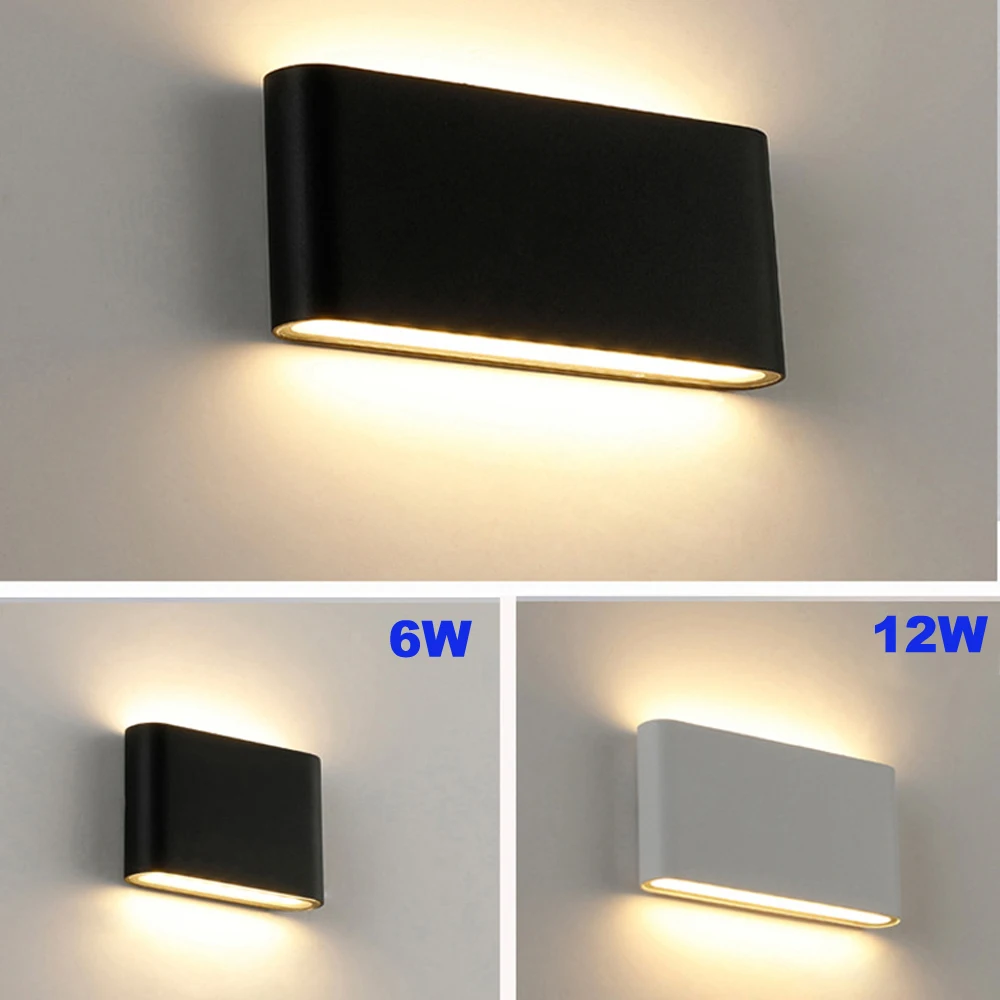 

Led Wall Lamp Modern Sconce Stair Lighting Fixture Living Room Bedroom Bed Bedside Outdoor Indoor Ip65 Light Home Hallway Loft