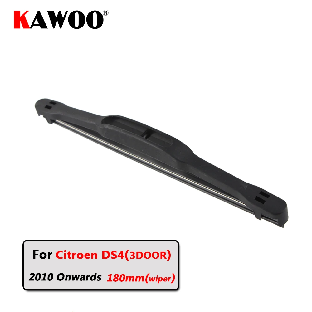 KAWOO Car Rear Wiper Blade Blades Back Window Wipers Arm For Citroen DS4(3DOOR) Hatchback (2010-) 180mm Auto Windscreen Blade