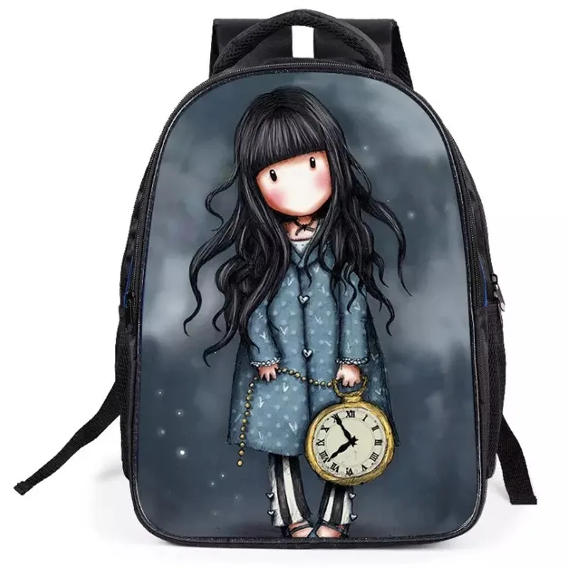 Mochila-Sac d\'école de peinture de beauté pour enfants, sac à dos portable respirant, sac à dos léger pour fille, grande capacité, tendance