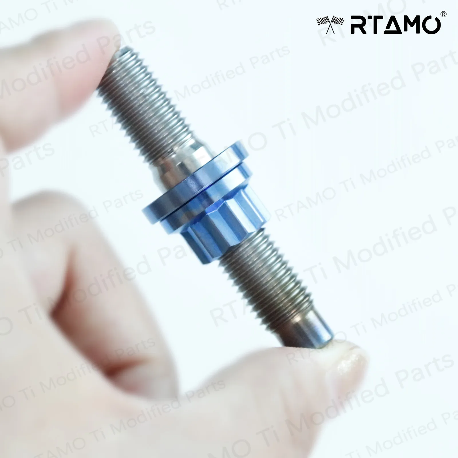 (Single Piece) RTAMO |Universal Titanium Intake or Exhaust Manifold Stud M8 x1.25MM x 45MM and M10X1.25PX55L/45L