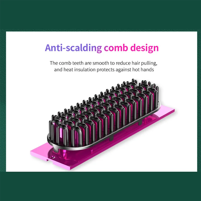 Lisseur de cheveux multifonctionnel 3 en 1, chauffage rapide, plaque chauffante thermique professionnelle en céramique de Tourmaline