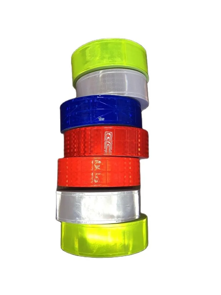 5CM*1M High Visibility PVC Reflective Tape Reflective Safety Clothing Accessories Road Traffic Warning Strip