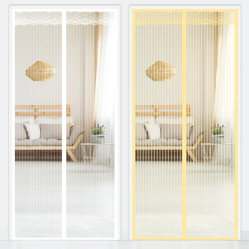 

New Indoor Insect Fly Screen Magnetic Curtain Mesh Bug Mosquito Netting Door Anti Mosquito Net For Kitchen Door Magnet