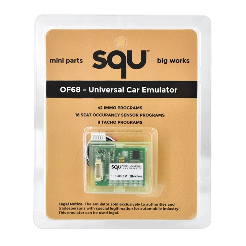 SQU OF68 OF 68 SQU OF80 OF 80 Universal Car Immo Off Emulator أجزاء صغيرة أعمال كبيرة 42 برنامج IMMO 18 مقعد TACHO Immobilizer