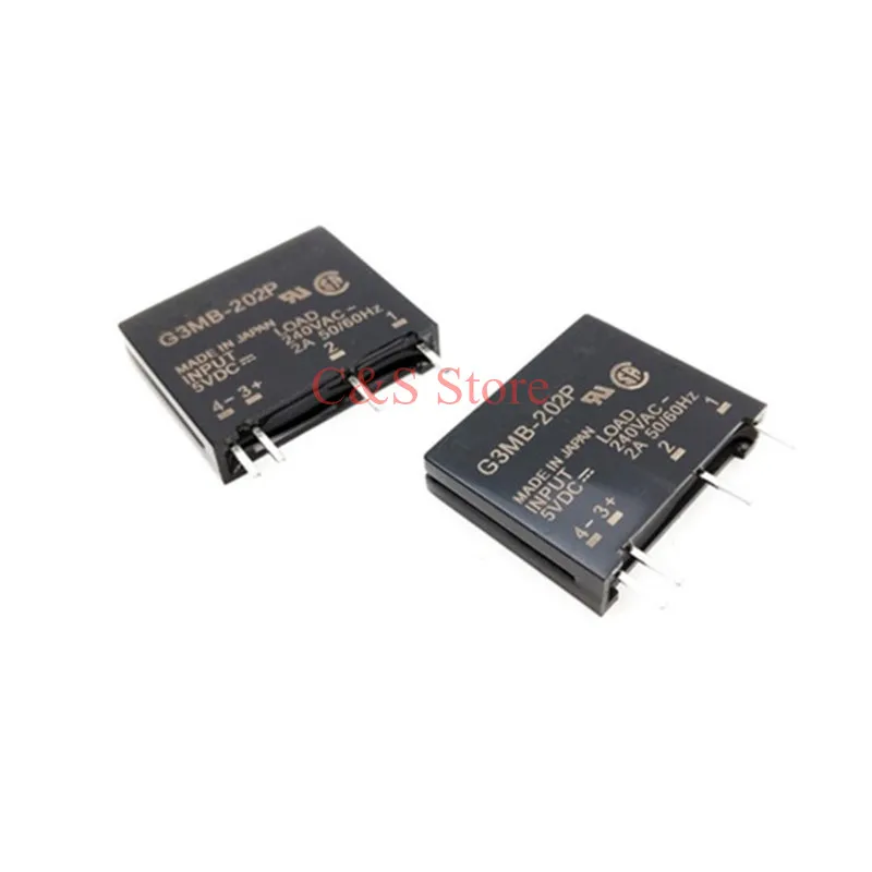 1pcs Solid state relay G3MB-202P-5VDC G3MB-202P-5V G3MB-202P DC-AC PCB SSR In 5VDC,Out 240V AC 2A