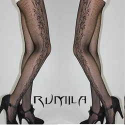 Fashion Womens Lady Girls Black Sexy Fishnet Pattern Jacquard Stockings Pantyhose Tights  skull Woman 1pcs dww37