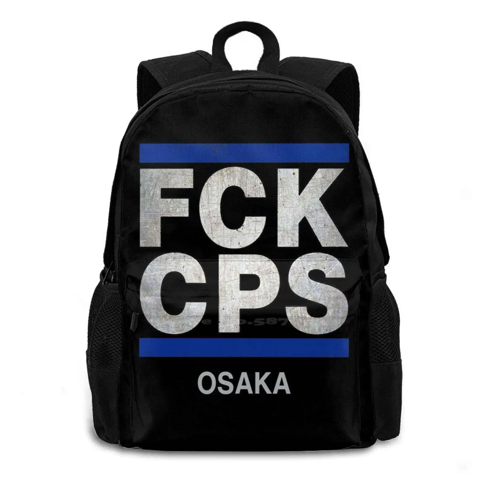 Japan Cps And My City Is Pattern Design Laptop Travel School Bags 1312 Ultras Pyro Casuals Against Modern Football No Var Old