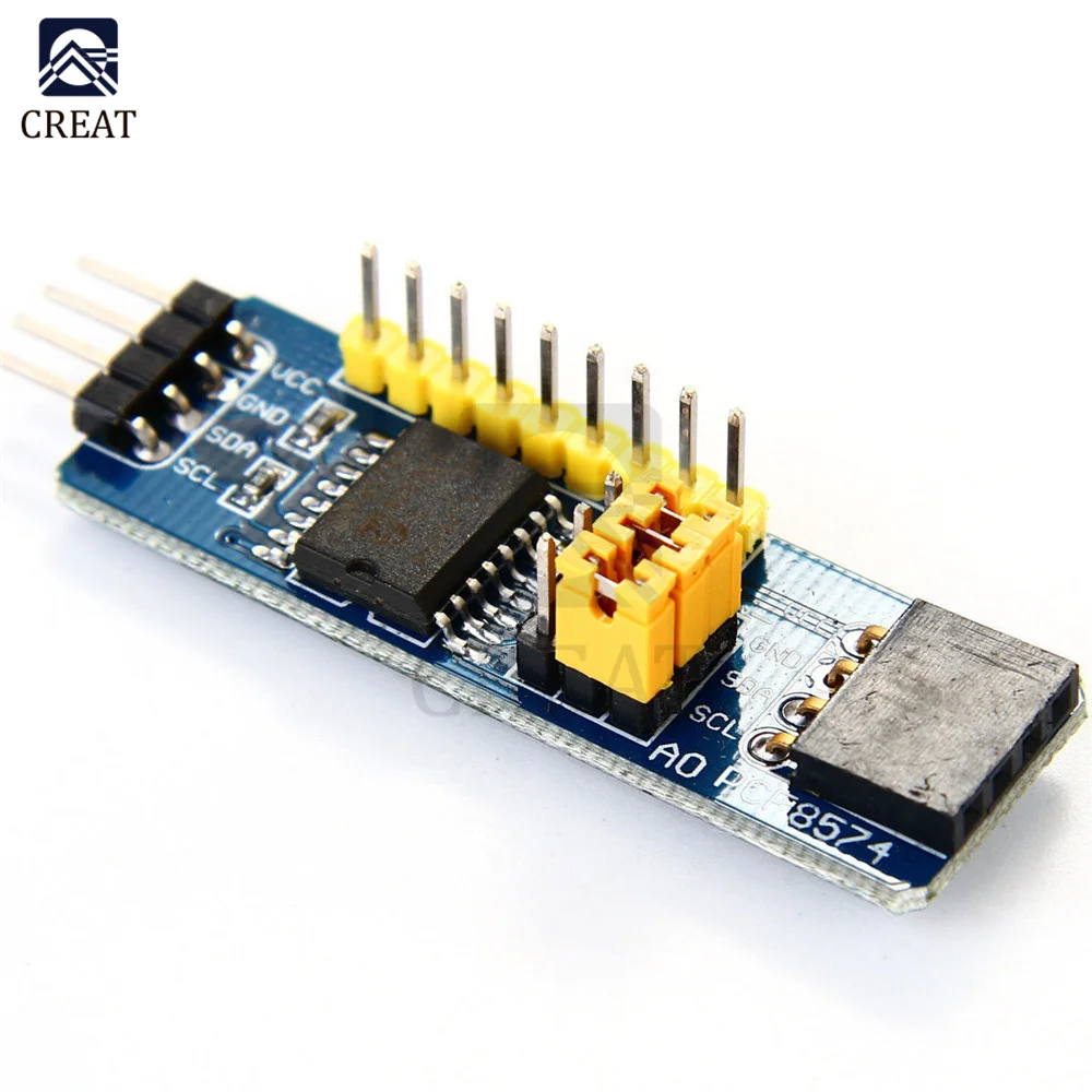 PCF8574 I2C Interface 8-bit IO MCU Expansion Board I/O Expander I2C Bus Evaluation Development Module AVR STM8 C8051F