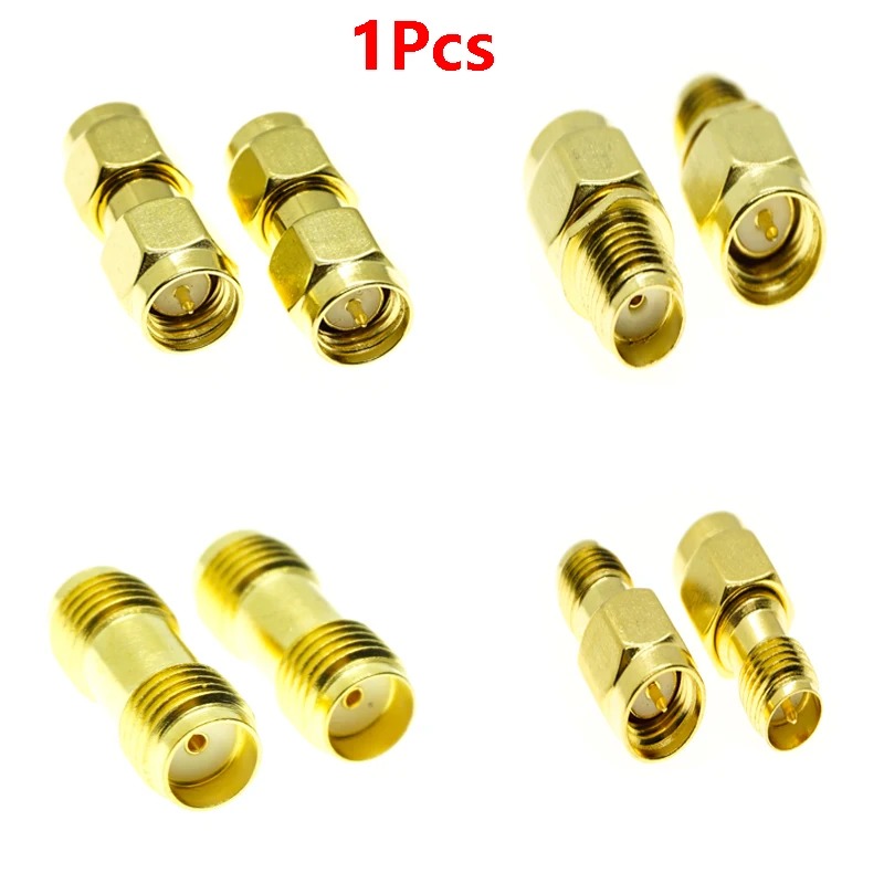 

Adapter SMA to SMA RP-SMA Male Female Jack Rf Connector Straight Gold Plating