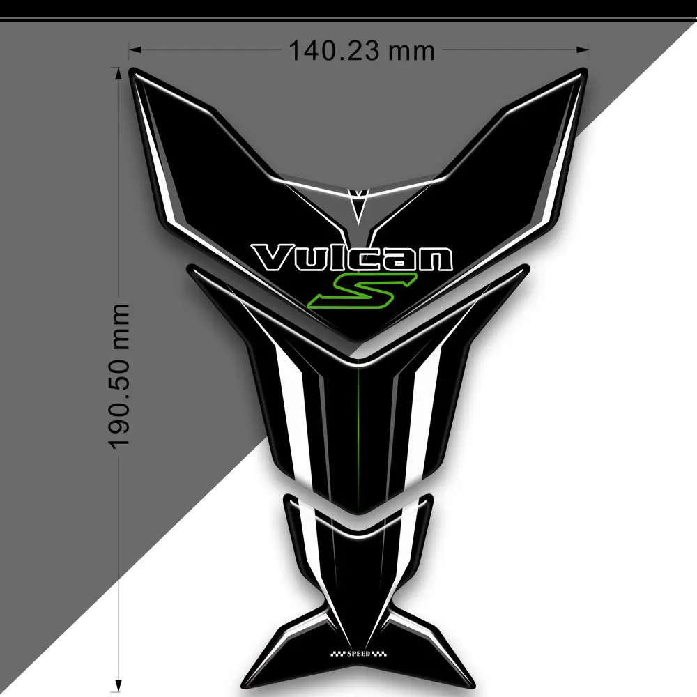 

For Kawasaki VULCAN S 650 VN650 Tank Pad Stickers Decals Motorcycle Gas Fuel Tankpad Protection