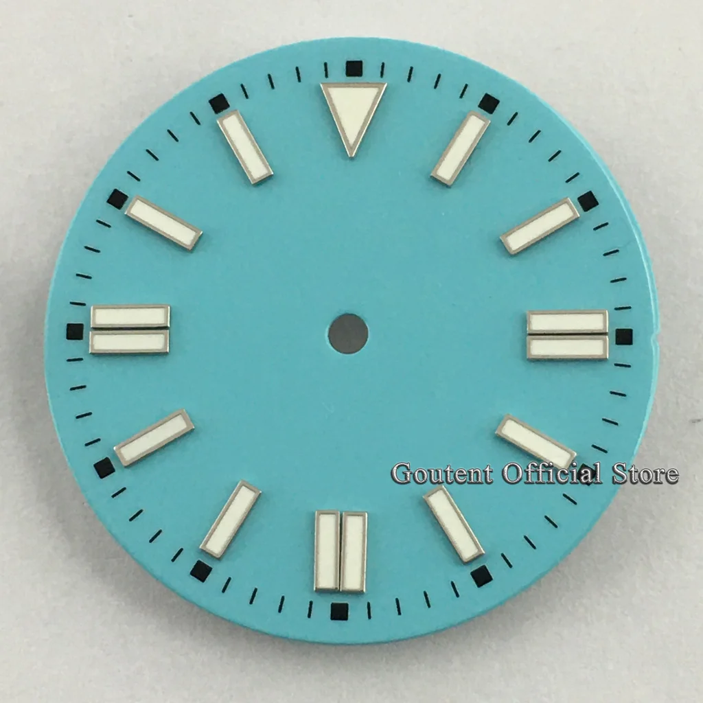 28.5mm/31mm Sterile Green/Yellow/Red Watch Dial Luminous Fit NH35 NH36 Miyota 8205/8215/821A, ETA 2836/2824,DG2813/3804 Movement