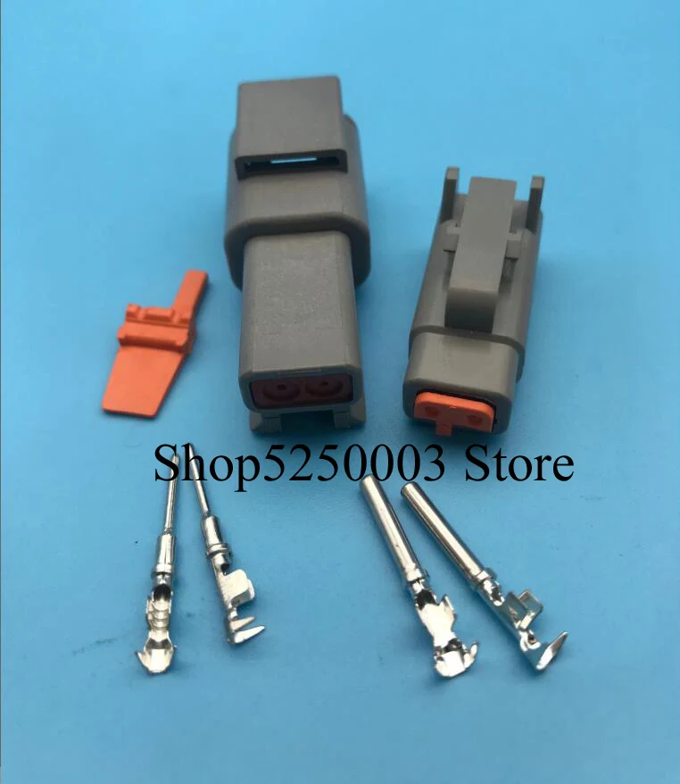 5/10 Sets Deutsch DTM 2 Pin DTM06-2S / ATM06-2S DTM04-2P / ATM04-2P Waterproof Electrical Connector Inlet Air Temperature Sensor