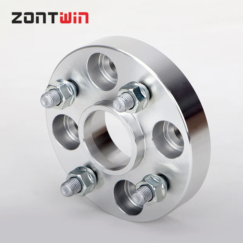 2Pieces PCD 5x108 CB 63.4 or 60.1mm Aluminum Wheel Spacer Adapter 5 Lug suitable for Ford Volvo15/20/25/30/40mm