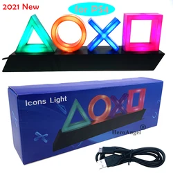 2021 New Replacement Game Icon Lamp Voice Control Light for PS4 Game Accessories