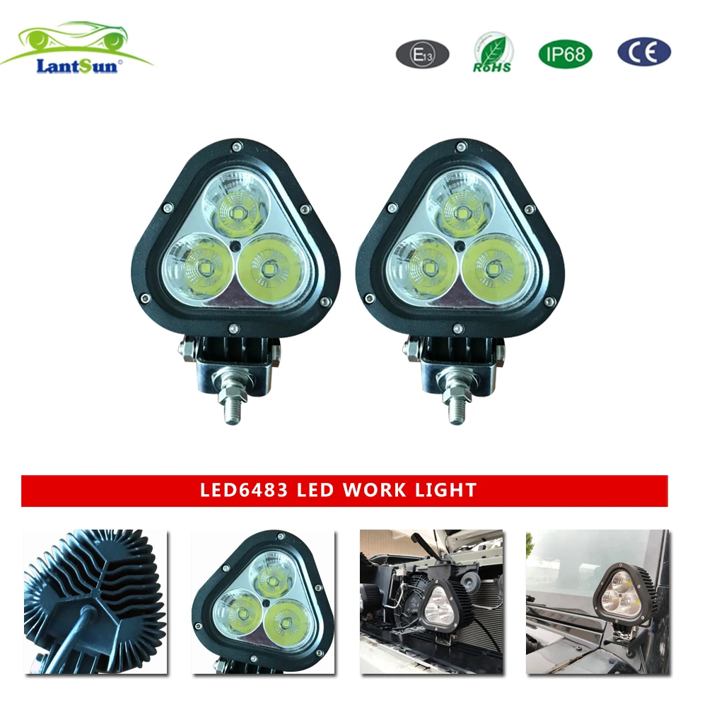 

LED6483 Work lights brake and reversing lights in one 45w OSL 4000lm car lamp Motorcycle lamp Triangle light fixture LANTSUN