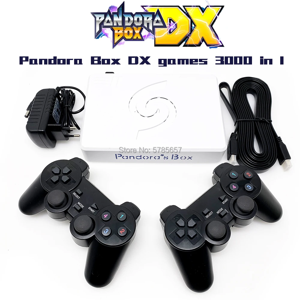 

Original Pandora Box DX Wireless Game Controller Set, Arcade PCB 2567 in 1 Record High Score/Pause/Save Function 3D Video Game