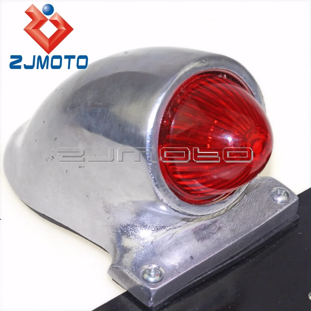 Motorcycle Taillight With License Plate Light Sparto Tail Brake Stop Light Lamp For Harley Vintage Custom Chopper