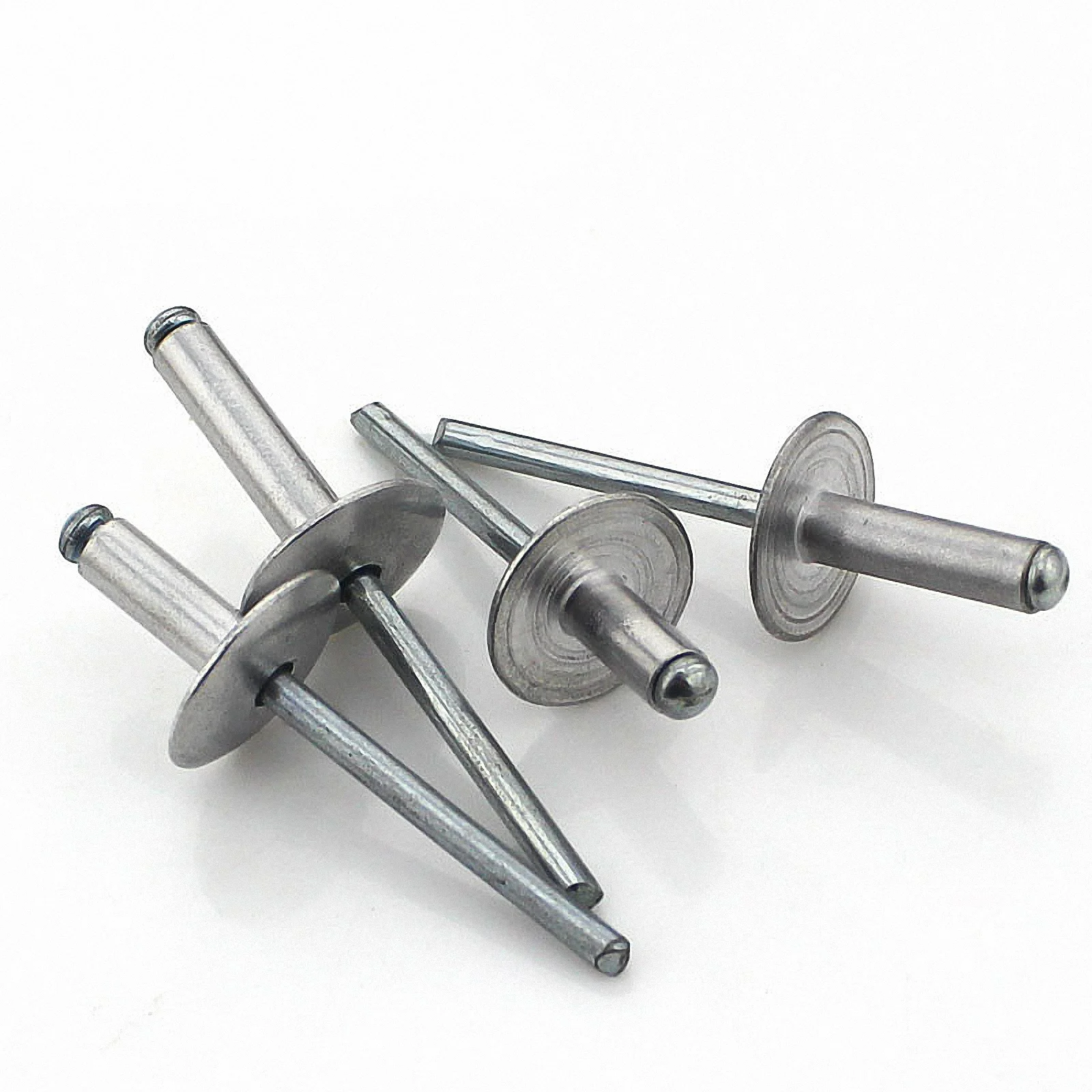 10/20/30/50PCS M5 Alluminio Extra Large Flangia Testa Pop Rivetti Cupola Testa Cieca Lunghezza 8mm 10mm 13mm 16mm 20mm 25mm