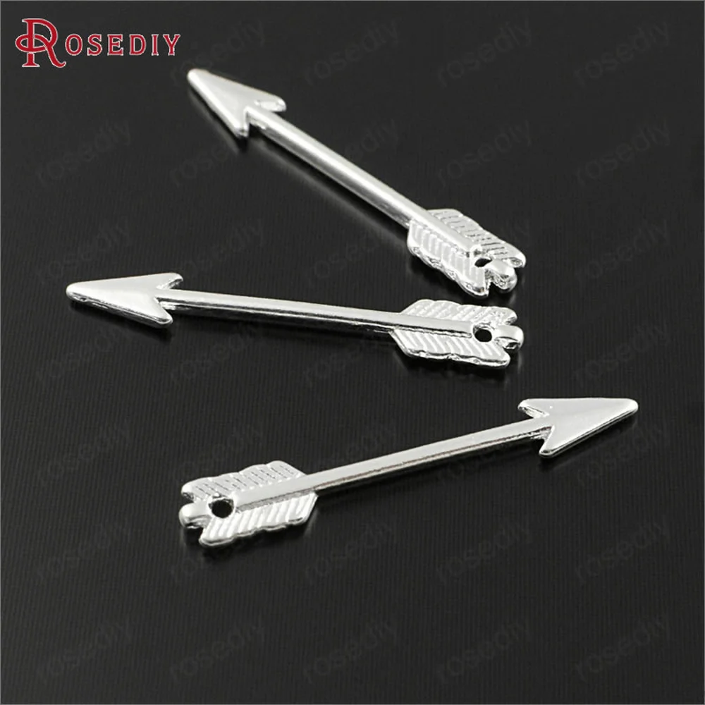 Wholesale Antique Silver color Bow Arrow Alloy Charms Pendants Diy Jewelry Findings Accessories Multi-styles Optional(JM6856)