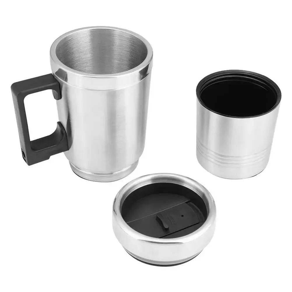 300ml 12V/24V DC Car Heating Cooling Cup Electric Car Kettle Safe Removable Travel USB Heating Cup for Car Winter Accessories