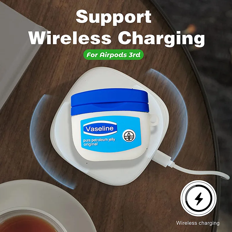 3Dのための高級デザイナーのシリコーンケースairpodsプロ2 bluetoothイヤホンためのairpods 3 2021充電用airpods 2 1