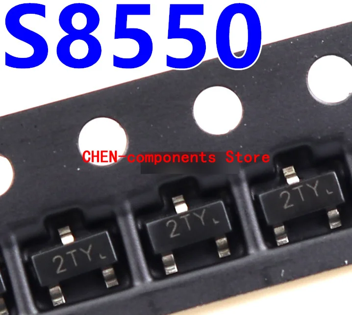100Pcs S8550 Smd Triode 2TY Sot-23
