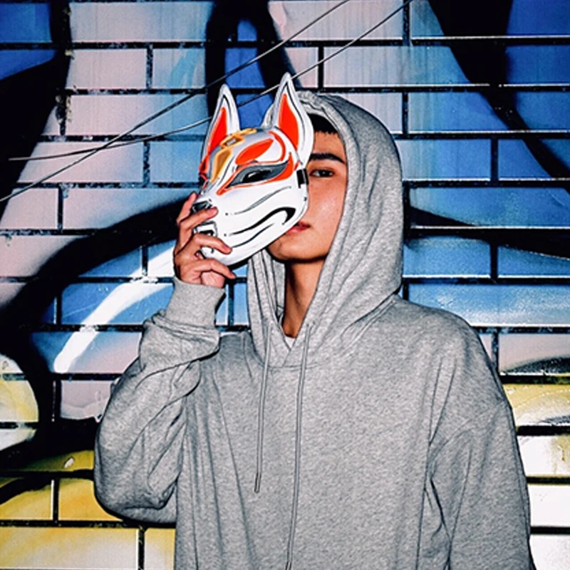 LED Luminous Fox Mask for Halloween Party, Masquerade Masks, EL Neon, Mascara, Horror Mask, Anime Cosplay, Hot Sales