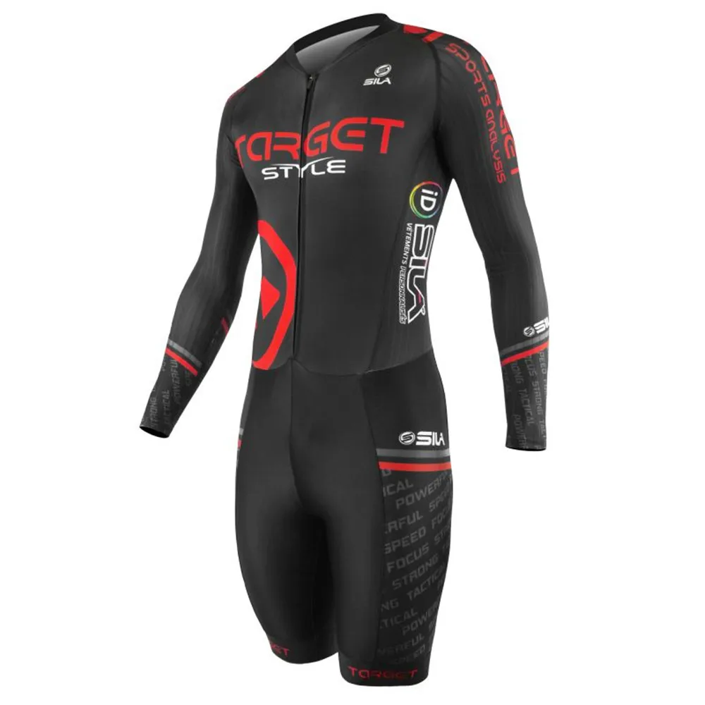 2026 Sila Long Sleeve Triathlon Skinsuit Cycling Mens Suit Bike Jersey Jumpsuit Monkey Set Triathlon Thin pad Mtb Ropa Ciclismo