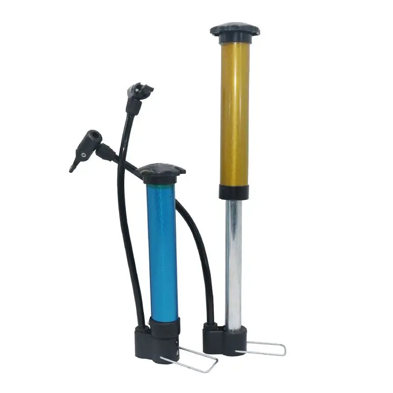 1 Pcs Portable Bicycle Pump Cycling Ball Inflator Standing Bike Hand Pump Motorcycle Tyre Hand Inflator