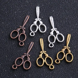 16pcs 15*30mm Antique   Metal Alloy Small Scissors Charm Jewelry Pendants Charms