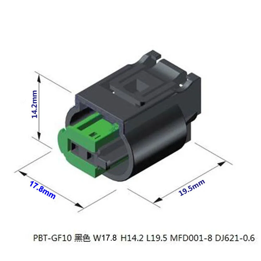 Sample,1-967644-1 2Pin 1.0mm Auto connector,water Temp sensor plug,2 Pin Car Temp Electrical connector for BMW,Buick.etc