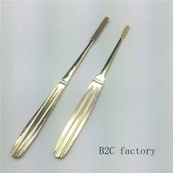 Nasal Rasp Stainless Steel Plastic Surgical Instruments Gold Handle Beauty Plastic tools Facial beauty tools