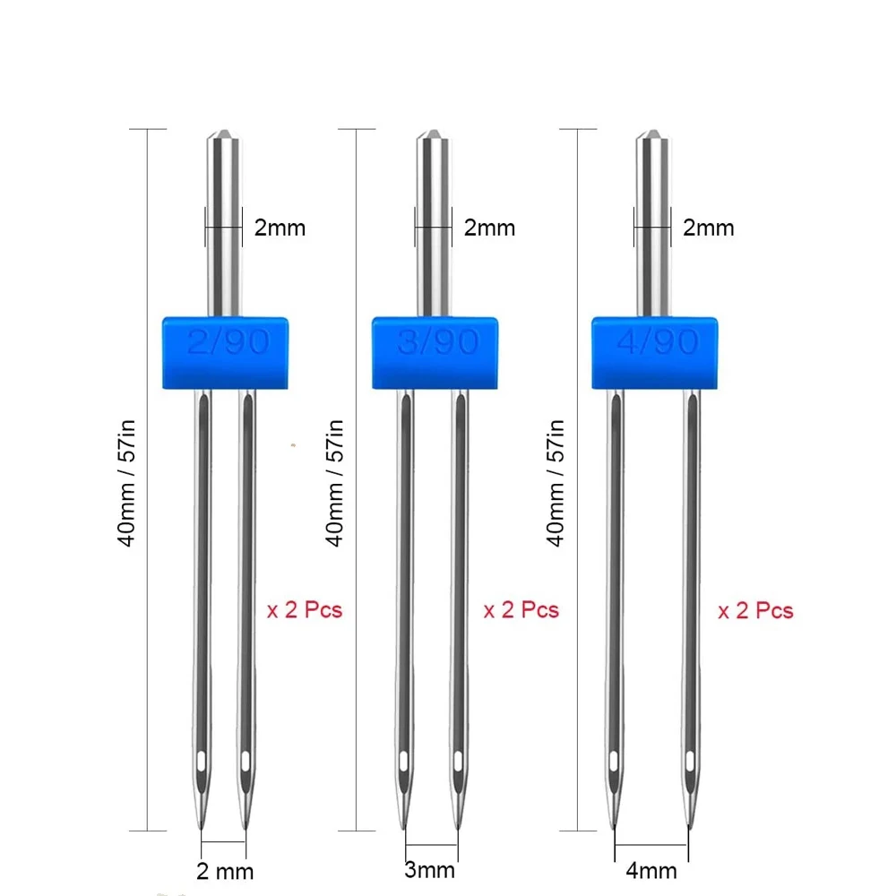 1Set Multifunctional Wrinkled 5/7/9 Grooves Sewing Presser Foot for Sewing Machine 2/3/4mm Twin Needles Sewing Accessories Tool