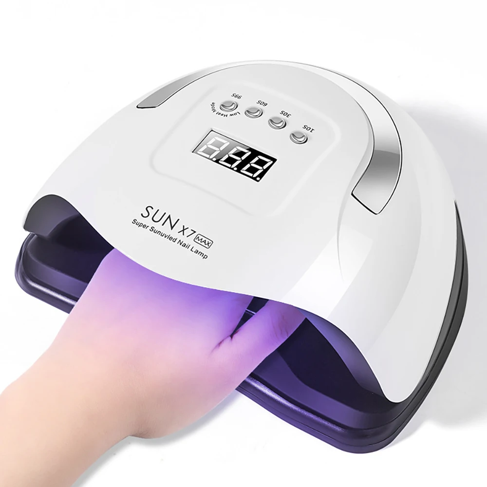 

180W Portable Nail Dryer Lamp Nail Machine UV Nail Lamp LED Phototherapy Light Professional Manicure Pedicure Nail Light Lamp