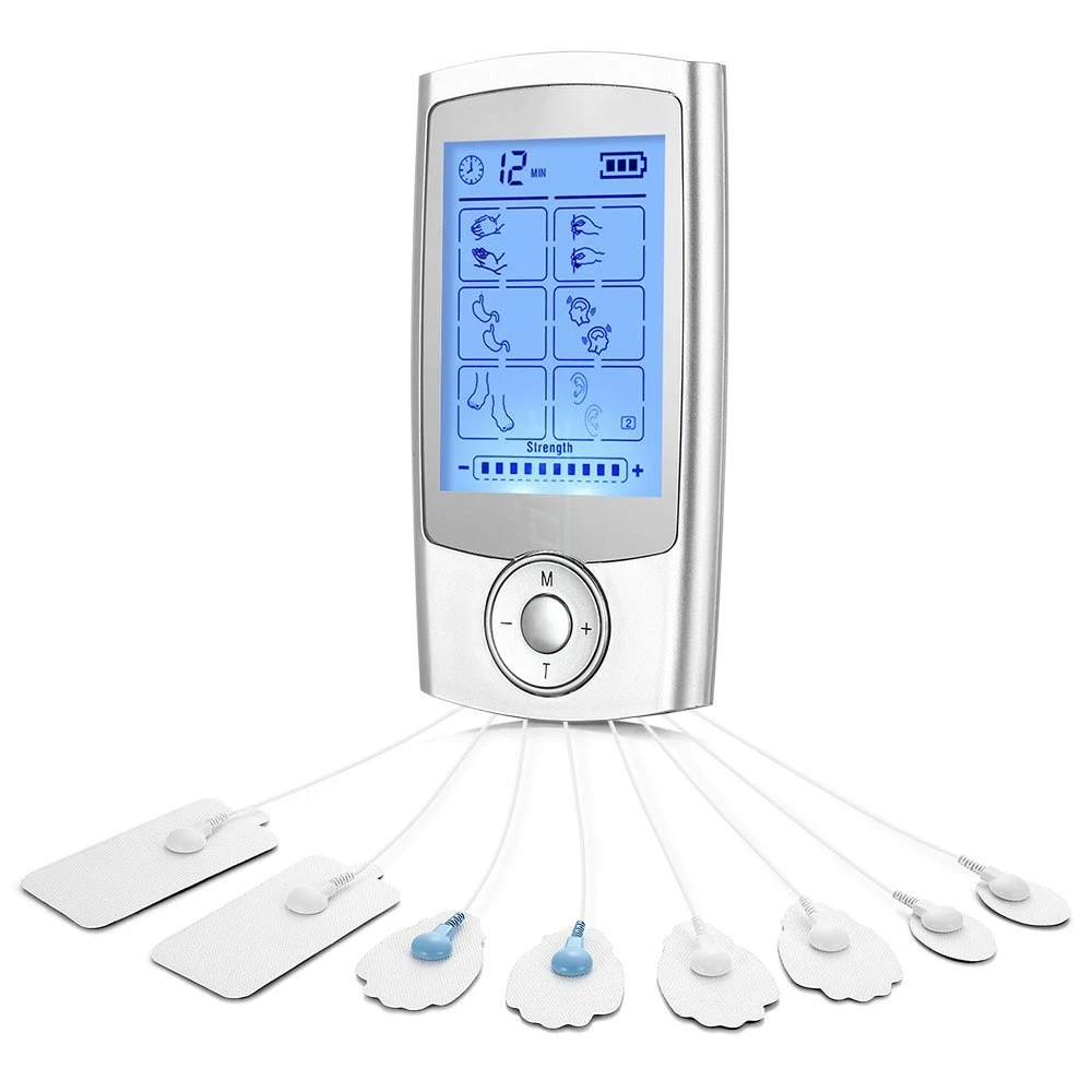 16 dual output mode healthcare body electric massage EMS muscle stimulator dozens of electronic pulse physiotherapy massagers