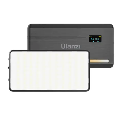 VIJIM Ulanzi VL200 Led Video Light With Soft Diffuser 360°Ball Head 5000mAh 2500-9000k Fill Panel Lamp Camera Light for Youtube