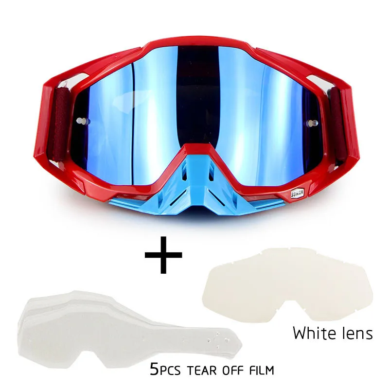 Mx Motorcycle Goggles Sets Off Road ATV Motocross Goggles Dirt Bike Gafas Downhill Lunette Moto Cross Country Motorcycle Glasses