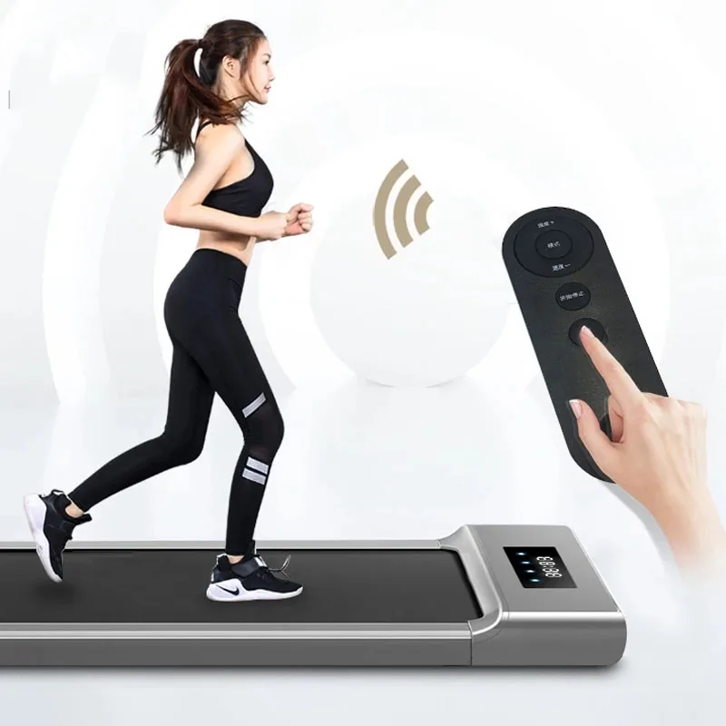 

Flat Treadmill 1-6km / h Running Machine Home Fitness Equipment Multifunctional Electric Walking Machine Mini Silent Exercise
