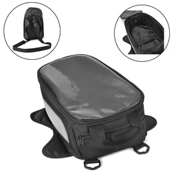 Tank Bag Black Oil Fuel Tank Bag Magnetic Motorbike Saddle Bag For KAWASAKI NINJA 400 Z 800 900 R1 R3 R25 MT 07 09 RS50 RS125