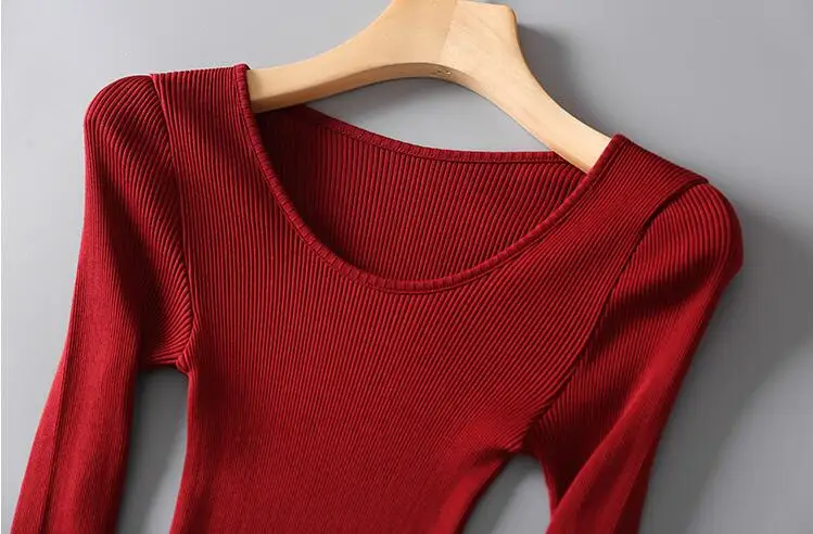 Women 80% Silk 20% Cotton Stretchy Knitted Scoop Neck Slim Fit Long Sleeve T-Shirt Pullover Blouse Top Base Shirt XS3110